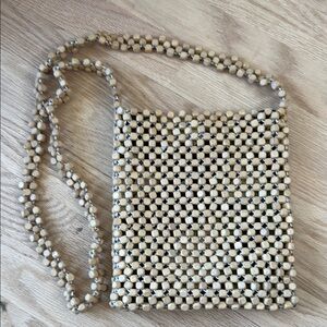 Wooden Beaded Bag